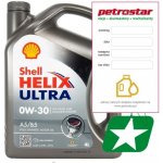 Shell Helix Ultra A5/B5 0W-30 4 l – Zbozi.Blesk.cz