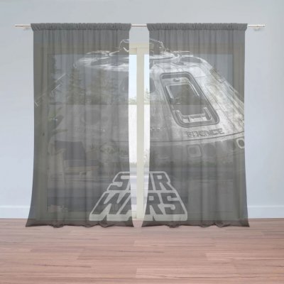 Sablio Záclony Star Wars Vesmírná loď: 2ks 150x250cm – Hledejceny.cz