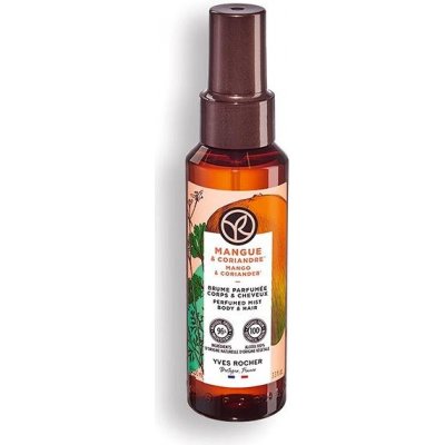 Yves Rocher parfemovaný sprej na tělo a vlasy Mango & koriandr 100 ml – Zboží Dáma