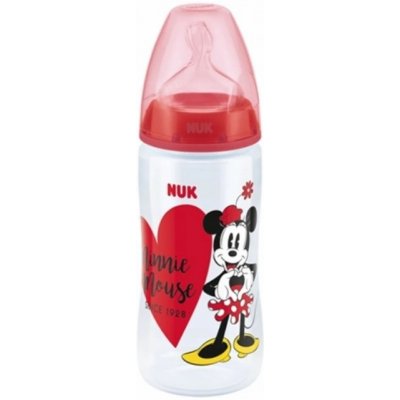 NUK Lahvička First Choice Minnie červená 300ml