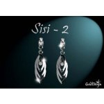 Gold Design Sisi II. rhodium GD919 – Sleviste.cz