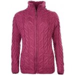 Vlnka Dámský vlněný svetr Vlnka S06 červená – Zboží Dáma