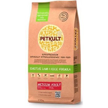 Petkult Medium Adult Lamb & Rice 2 x 12 kg