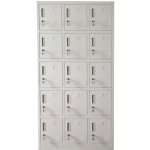 ZLKL Šatní skříňka s 15 boxy šedá Sk0096 – Hledejceny.cz