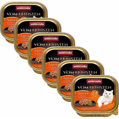 Animonda Vom Feinsten Adult Kuřecí v mrkvové omáčce 6 x 100 g – Zbozi.Blesk.cz