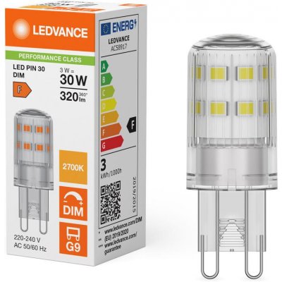 Osram RED G13829 PIN G9 DIMM 230V G9 LED EQ30 2700K DESIGN RENDL – Zboží Živě