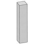 CS-BETON s.r.o. CSB PALISÁDA CITY 16 x 16 x 100 cm, Šedá paleta 25 ks – Hledejceny.cz