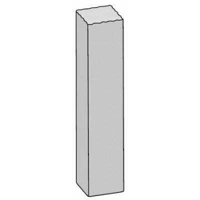 CS-BETON s.r.o. CSB PALISÁDA CITY 16 x 16 x 100 cm, Šedá paleta 25 ks – Hledejceny.cz