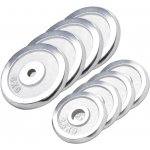 Gorilla Sports sada zátěžových kotoučů chromovaná 30 kg 177/205 mm – Zboží Mobilmania