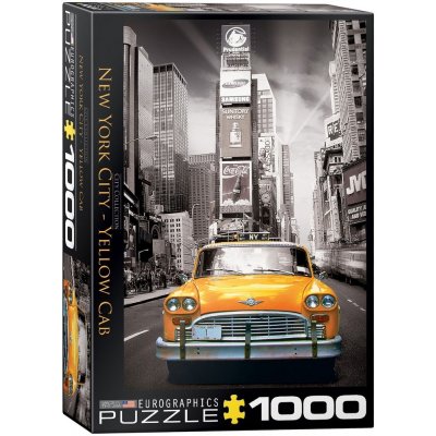 EuroGraphics Žlutý taxík v New Yorku 1000 dílků – Zboží Mobilmania