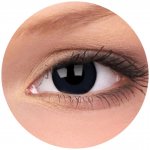 Gelflex CRAZY LENS - Black Out - nedioptrické jednodenní 2 čočky – Hledejceny.cz