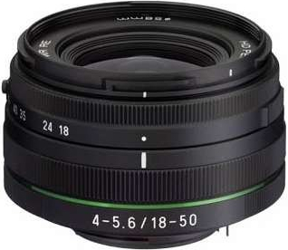 Pentax DA 18-50mm f/4 -5.6L DC WR RE