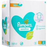 Pampers Sensitive dětské čisticí ubrousky 15 x 80 ks – Zboží Dáma