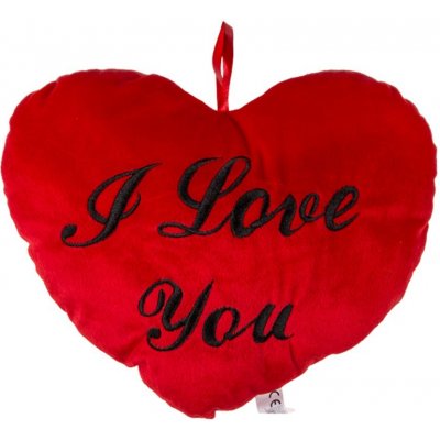 GiftyCity Polštář I Love You Srdce 35 cm – Zboží Mobilmania