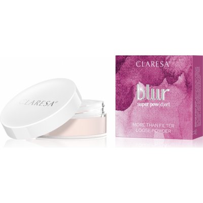 Claresa Blur Super Pow(d)er! Sypký pudr s opticky vyhlazujícím účinkem 12 g – Zbozi.Blesk.cz