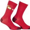 Dámské vzorované ponožky PERFECT WOMAN červená