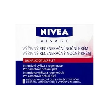 Nivea Visage Aqua Effect výživný regenerační noční krém 50 ml