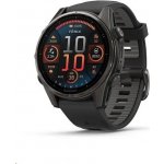 Garmin Fenix 8 AMOLED 43mm Sapphire Carbon Gray Titanium/Black 010-02903-21 – Zboží Živě