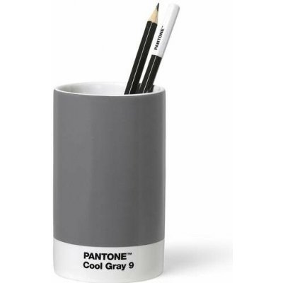 Stojánek na tužky keramický Pantone, Šedý – Zboží Mobilmania