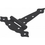 Domax závěs trojúhelníkový ozdobný ZTO125C, 125x40x160x2,5mm černý DMX89202 – Hledejceny.cz