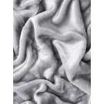 MKLuzkoviny.cz Prostěradlo mikroplyš Deluxe světle šedé 70x140 – Zboží Dáma