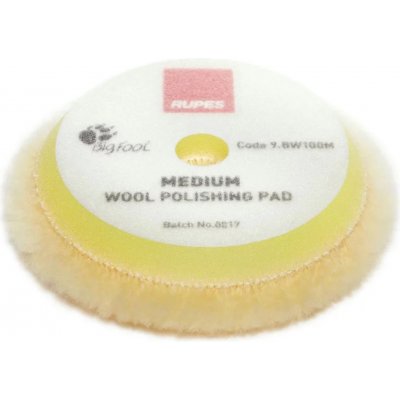 Rupes Wool Polishing Pad 100 Medium – Zbozi.Blesk.cz