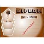 VIZINGR Šachy diplom A4 č.8 Šachy č.8 BEZ TEXTU – Hledejceny.cz