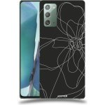 Pouzdro ACOVER Samsung Galaxy Note 20 s motivem Line Flower I