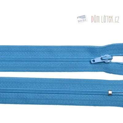 Zip spirálový 3mm nedělitelný 30cm tyrkys – Zboží Mobilmania