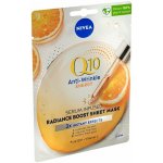 Nivea Q10 Plus C Anti-Wrinkle + Energy 10 minutová textilní pleťová maska 1 ks – Zboží Dáma