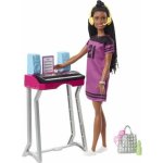 Barbie Dreamhouse herní set s panenkou brunetka Brooklyn