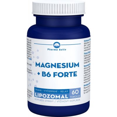 Pharma Activ Magnesium + B6 forte 60 tobolek – Hledejceny.cz