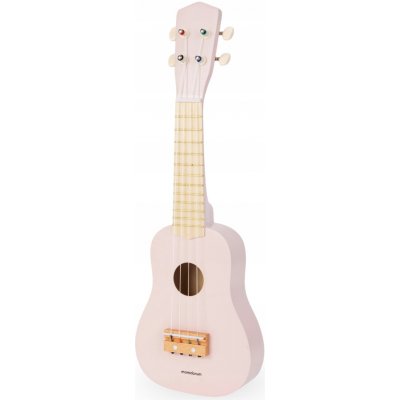 Mamabrum dřevěné ukulele MAM55 růžové – Zboží Dáma