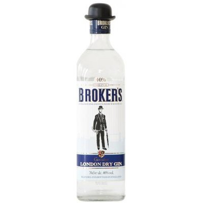 Broker’s London Dry Gin 40,0% 0,7 l (holá láhev)