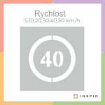 NSPIO Šablona - maximální rychlost rozmery 120x90 cm – Zboží Dáma