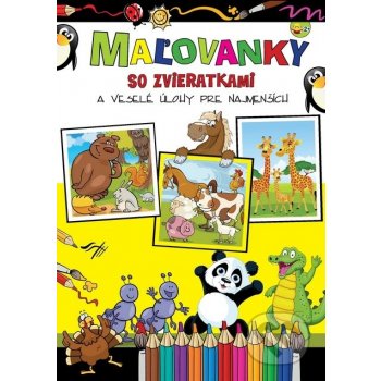 Maľovanky so zvieratkami a veselé úlohy pre najmenších