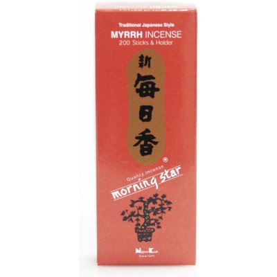 Nippon M/S japonské vonné tyčinky Myrrh 200 ks – Hledejceny.cz