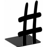 In-Design Knižní zarážka HASTAG černá – Zboží Dáma