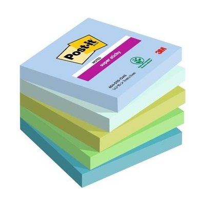 Bloček Post-it 654-5SS-OAS Oasis, 76x76 mm, 5x90 lístků – Hledejceny.cz