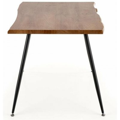 HALMAR Jídelní stůl Larson - dub přírodní/černá – Sleviste.cz