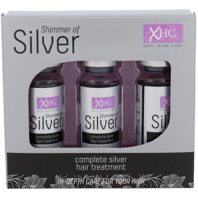 Xpel Shimmer Of Silver olej a sérum na vlasy 3 x 12 ml – Zboží Mobilmania