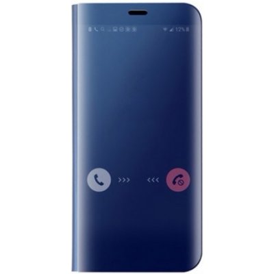 Pouzdro SES Zrdcadlové plastové flip Huawei Y6 Prime 2018 - modré – Zboží Mobilmania