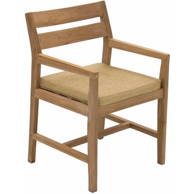 DEOKORK Zahradní pevné křeslo WINSTON (teak) – Hledejceny.cz