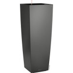 Lechuza Samozavlažovací květináč Cubico Alto 40 x 40 x 105 cm antracitová – Hledejceny.cz