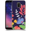 Pouzdro a kryt na mobilní telefon Samsung Pouzdro ACOVER Samsung Galaxy A6 A600F s motivem Colorful Flowers