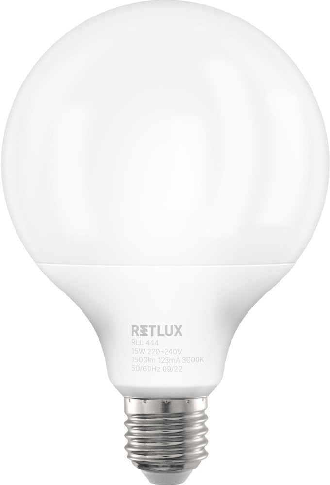 Retlux RLL 444 G95 E27 bigG 15W WW