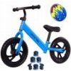 Dětské balanční kolo Agami modré s helmou + chrániče 141005597