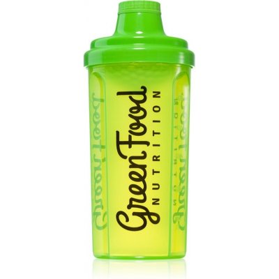GreenFood Nutrition Shaker sportovní šejkr Transparent Green 500 ml – Zbozi.Blesk.cz