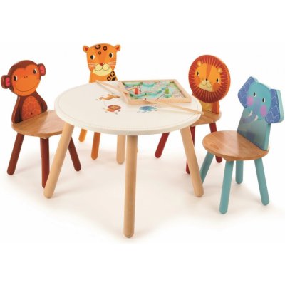 Tidlo dřevěný stůl Animal