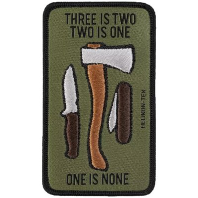 Helikon-Tex Nášivka Helikon-Tex ONE IS NONE – Velcro, černá – Zboží Dáma